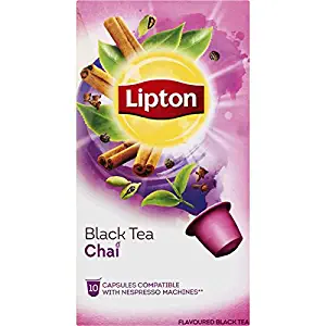 60 x LIPTON - Nespresso OriginalLine Compatible Capsules - BLACK TEA CHAI