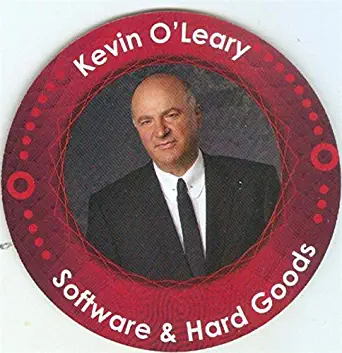 Kevin OLeary trading card Shark Tank 2016 TV Show #ST4 game piece disc shaped 3 inches around (Ivey Business School Ontario)