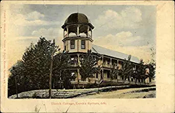 Thatch Cottage Eureka Springs, Arkansas AR Original Vintage Postcard