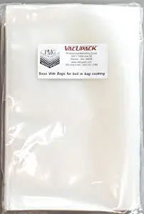 VacUpack Superior Sous Vide Vacuum Seal Pouches 100 Count Medium Bags