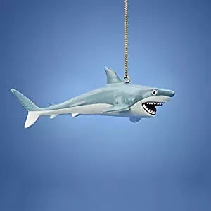 Kurt Adler Sharknado Blow Mold Shark Ornament