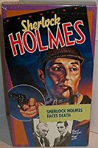 Basil Rathbone Sherlock Holmes Faces Death - Factory Sealed VHS Tape