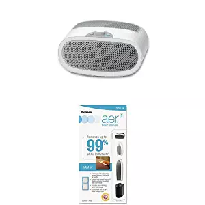 Holmes HEPA-Type Desktop Air Purifier with 3 Speeds and Quiet Operation plus Aer1 Total Air Filter