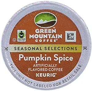 GMT6758 - Keurig Green Mountain Fair Trade Certified Pumpkin Spice Flavored Coffee K-Cups