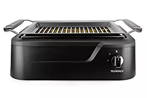 Tenergy Redigrill Smokeless Infrared Grill, Indoor Grill, Heating Electric Tabletop Grill, Non-Stick Easy to Clean BBQ Grill, for Party/Home, ETL Certified