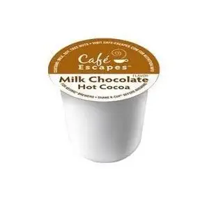 Cafe Escapes Milk Chocolate Hot Cocoa 3 Boxes of 24 K-Cups