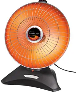 Presto HeatDish Plus Parabolic Heater 120v AC, 1000 Watts