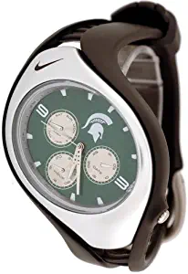 Nike Triax Swift 3i Analog NCAA Michigan State University Team Watch - Black/Gorge Green - WD0100-009