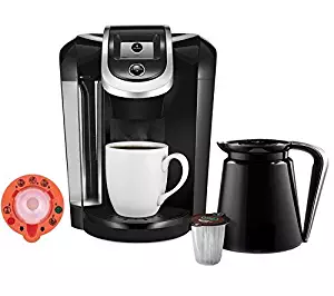 Keurig K300/K350 2.0 Coffee Maker Brewing System - Exclusive Offer Includes 2.0 Carafe and 2.0 Brewer Maintenance Accessory - Capable to Brew K-Cup and K-Carafe Pods - Black