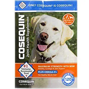 Cosequin Soft Chews Maximum Strength with MSM Plus Omega3 (120 Count)