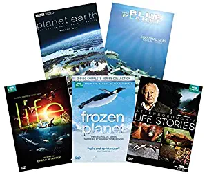 Ultimate David Attenborough BBC Nature DVD Collection: Life / Frozen Planet / Life Stories / Planet Earth / Blue Planet