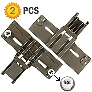 W10350376 Dishwasher Top Rack Adjuster W/ 0.90 Inch Diameter Wheels for Kitchenaid Kenmore Whirlpool,Perfect design Replace W10712394 AP5272176 PS3497383 W10253546(Pack of 2)