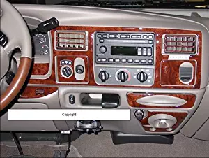 FORD F-250 F-350 F250 F350 INTERIOR BURL WOOD DASH TRIM KIT SET 1999 2000 2001 2002 2003 2004