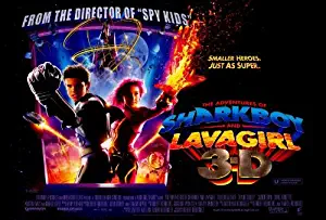 The Adventures of Shark Boy & Lava Girl in 3-D Movie Poster (27 x 40 Inches - 69cm x 102cm) (2005) Style B -(David Arquette)(Cayden Boyd)(Kristin Davis)(Taylor Lautner)(Taylor Dooley)(George Lopez)