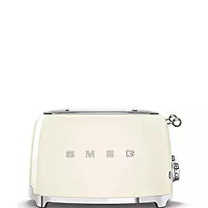 Smeg 4 Slot Toaster Cream TSF03 CRUS