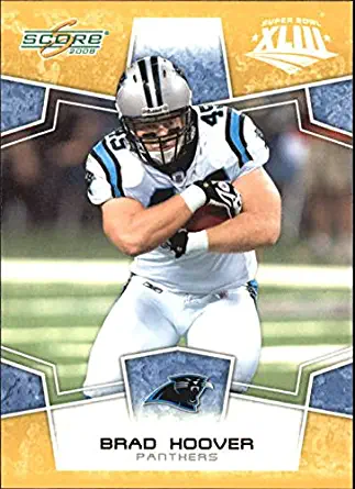 2008 Score Super Bowl XLIII Gold #43 Brad Hoover - Football Card