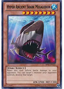 x3 Hyper-Ancient Shark Megalodon - BP02-EN121 - Mosaic Rare - 1st