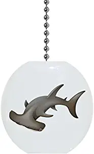 Hammerhead Shark #2 Solid Ceramic Fan Pull