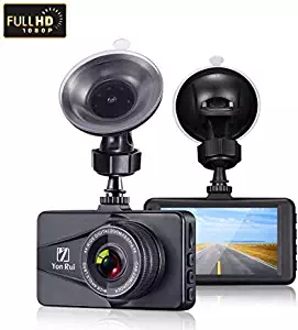 Dash Cam YonRui Full HD 1080P Car Camera 3.0" Screen Dashboard Camera Car Recorder with G-Sensor, WDR, Loop Recording, Motion Detection, Night Vision, Parking Monitor