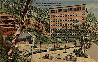 Basin Park Hotel and Park Eureka Springs, Arkansas AR Original Vintage Postcard