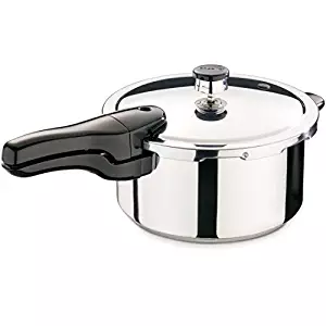 Presto 4-Quart Stainless Steel Pressure Cooker, 01341 (1)