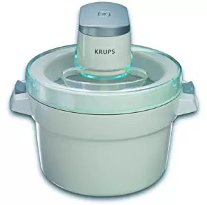 KRUPS GVS142 Automatic Ice-Cream Maker, white