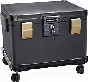 Honeywell Safes & Door Locks - 1 Hour Fire Safe Waterproof Filing Safe Box Chest fits Letter, A4, and Legal Files with Wheel Cart, Large, 1108W