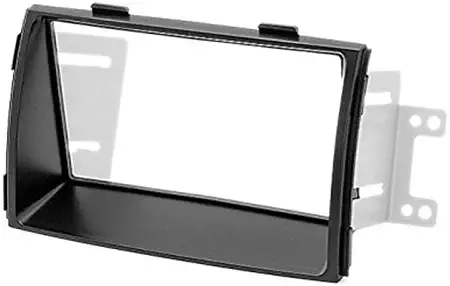 CARAV 11-073 Double Din Car Radio Stereo Face Facia Fascia Panel Frame DVD Dash Installation Surrounded Trim Kit for KIA Sorento (Xm) 2009-2012 with 17398mm