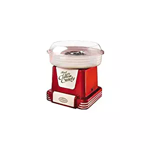 Nostalgia Electrics PCM805RASP Hard & Sugar-Free Candy Cotton Candy Maker, Red