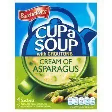 Batchelors Cup A Soup with Croutons Cream of Asparagus 4S 123G