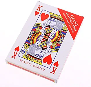 PMLAND Giant 5 x 7 Inch Large Poker Index Playing Cards