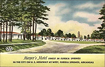 Harper's Motel - Finest in Eureka Springs Eureka Springs, Arkansas AR Original Vintage Postcard