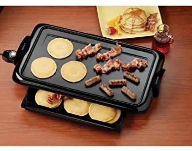 Nostalgia Electrics Living by Nostalgia Non-stick Griddle with Warming Drawer, NGD200