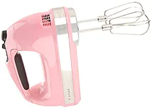 KitchenAid (Renewed) RKHM9GU 9-Speed Most Powerful Digital Display Power Hand Mixer Guava Glaze Pink Color