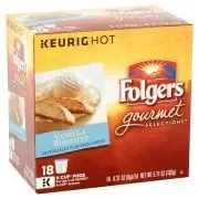 Folgers Gourmet Selections Vanilla Biscotti Coffee Coffee Pods, 18 pods