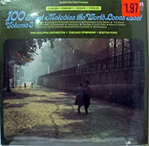 100 GREAT MELODIES THE WORLD LOVES VOLUME 8 vinyl record