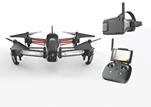 Bolt Drone FPV Racing Drone Carbon Fiber with First Person View Goggles 5.8 Ghz Ready to Fly Package