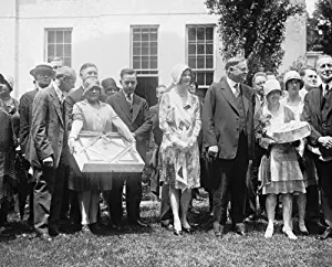 1929 photo Hoover & candy makers group, 5/16/29 Vintage Black & White Photogr e9