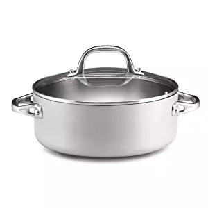 Anolon Chef Clad Stainless Steel 4-Quart Covered Dutch Oven