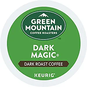 Green Mountain Coffee Roasters Dark Magic Keurig Single-Serve K-Cup Pods, Dark Roast Coffee, 12 Count, Pack of 6