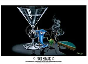 Image Conscious Pool Shark by Michael Godard 32"x19" Art Print Poster