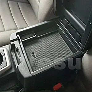 Vesul Armrest Secondary Storage Box Glove Pallet Center Console Tray Fits on Toyota Tacoma 2016 2017 2018 2019 2020