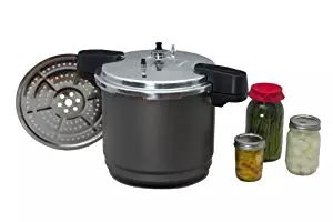 Granite Ware F0732-2 Pressure Canner and Cooker/Steamer, 12-Quart, Black by Granite Ware