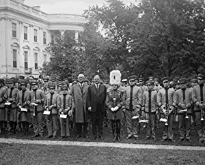 1929 photo Hoover & Drury High School Band, 5/9/29 Vintage Black & White Phot g1