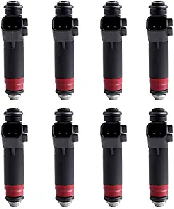 ECCPP Fuel Injectors 8pcs High Performance 2 Hole Fuel Injector Kits 53032145AA Fit for 2001 2002 Jeep Grand Cherokee 4.7L,2001 2002 2003 Dodge Dakota Durango,2002 2003 Dodge Ram 1500