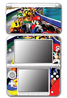 Super Mario Kart DS 7 8 DS Double Dash Arcade GP Video Game Vinyl Decal Skin Sticker Cover for Original Nintendo 3DS XL System