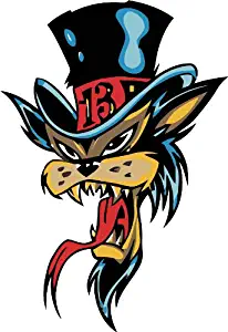 Top Hat Cat 13 Decal 5" Fast from the United States