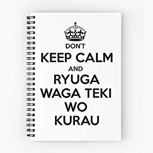 Game Overwatch Videogame Hanzo Keep Calm Blizzard Cute School Five Star Spiral Notebook With Durable Print