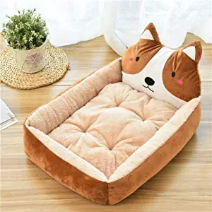 Four Seasons General Kennel cat Litter pet nest Warm and Comfortable Washable Teddy Corgi Cartoon Shiba Inu Kennel