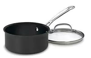 Cuisinart 619-18 Chef's Classic Nonstick Hard-Anodized 2-Quart Saucepan with Lid